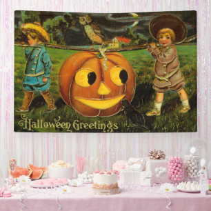 Halloween Jack-o-Lantern Harvest Night by Kids   Banner