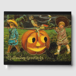 Halloween Jack-o-Lantern Harvest Night by Kids   Guest Book