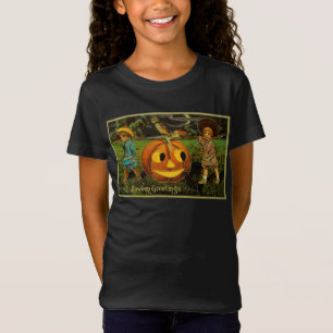Halloween Jack-o-Lantern Harvest Night by Kids T-Shirt