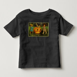 Halloween Jack-o-Lantern Harvest Night by Kids Toddler T-Shirt