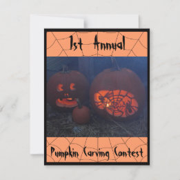 Halloween Jack-O-Lantern - Invitation