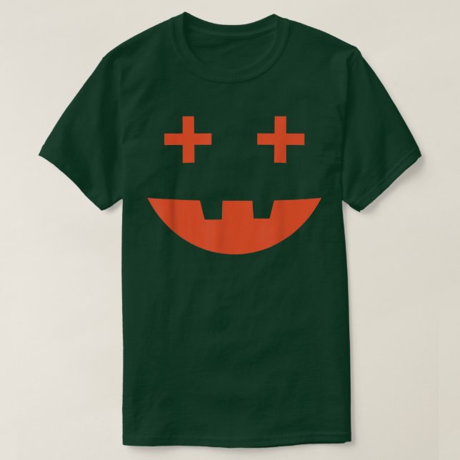 Halloween Jack O Lantern Jackolantern Funny Lazy C T-Shirt (Design Front)