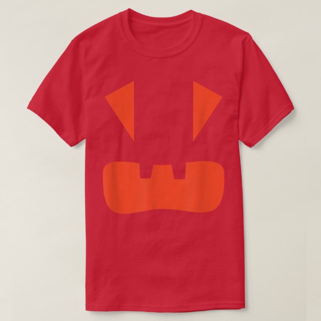 Halloween Jack O Lantern Jackolantern Funny Lazy C T-Shirt (Design Front)
