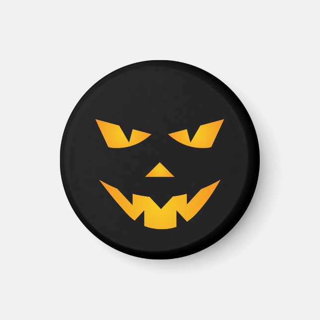 Halloween Jack-o-Lantern magnet (Front)