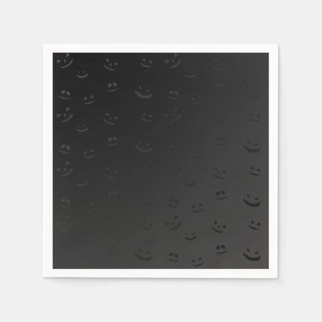 Halloween Jack-o-Lantern - Paper Napkin (Front)
