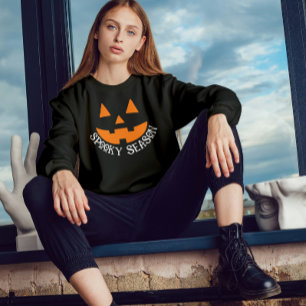 Halloween Jack O Lantern Pumpkin Face Sweatshirt