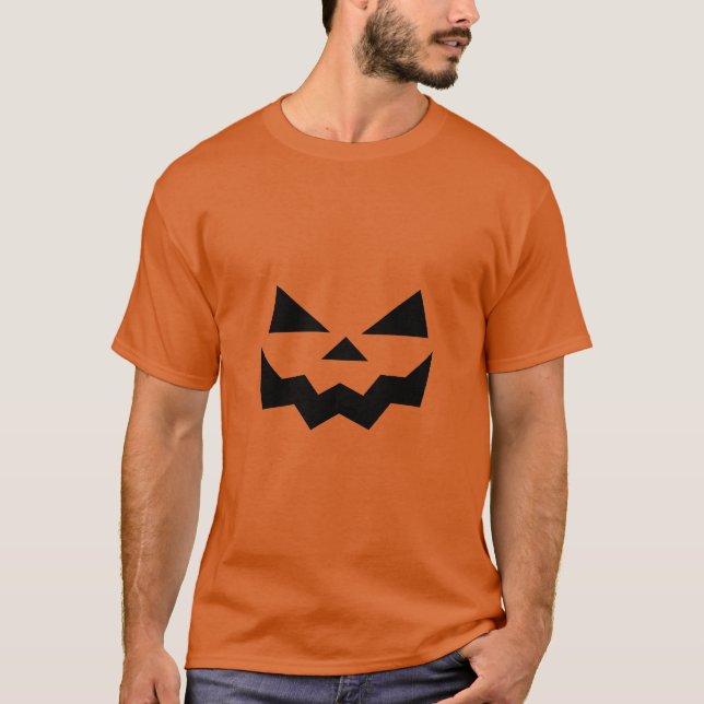 Halloween Jack-o-lantern pumpkin face  T-Shirt (Front)