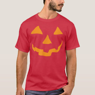 Halloween Jack O Lantern Pumpkin Face  T-Shirt