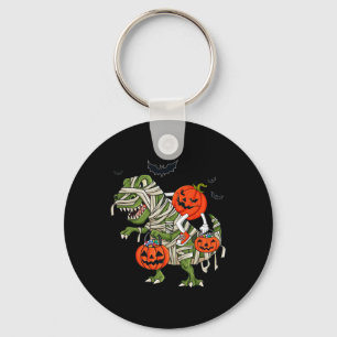 Halloween Jack O Lantern Riding T Rex Boys Girls K Key Ring