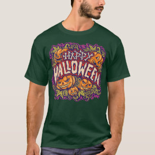 Halloween  Jack O Lantern Spooky Pumpkin  T-Shirt
