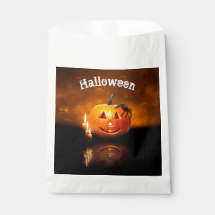 Halloween Jack-o-lantern with Spider Favour Bags