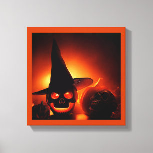 Halloween - Jack-O-Lanterns 5 Canvas Print