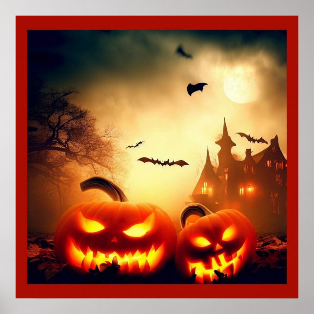 Halloween - Jack-O-Lanterns 8 Poster (Front)