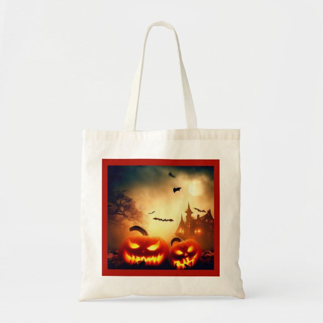 Halloween - Jack-O-Lanterns 8 Tote Bag (Front)