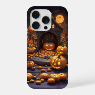 Halloween Jack o Lanterns Icons iPhone 15 Cases