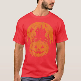 Halloween Jack o'Lantern JackoLantern Pumpkin Witc T-Shirt