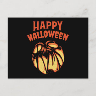 Halloween Jack o'Lantern pumpkin Postcard