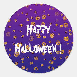 Halloween Jack Pumpkins Classic Round Sticker