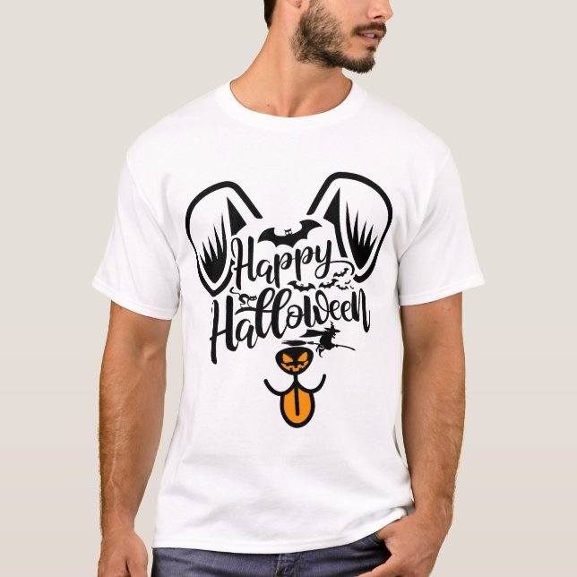 Halloween Jack Russell dog  T-Shirt (Front)