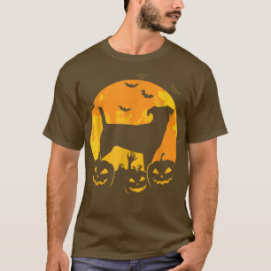 Halloween Jack Russell Terrier Dog Puppy Pumpkin T-Shirt