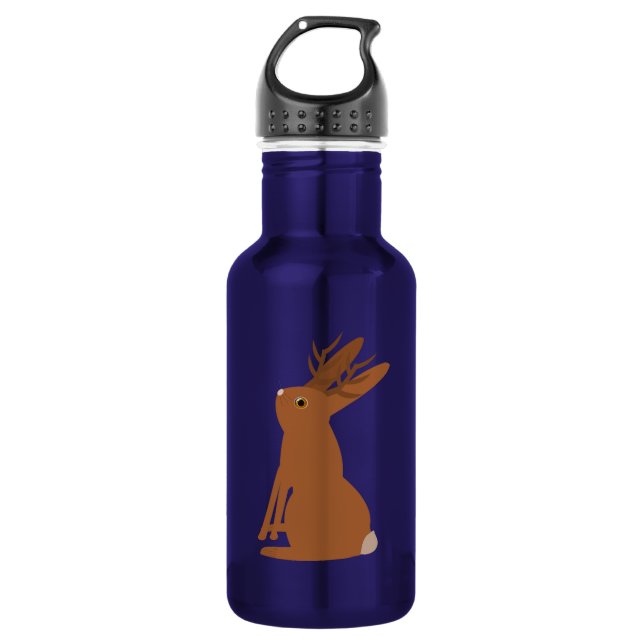 Halloween Jackalope Trick or Treat 532 Ml Water Bottle (Front)