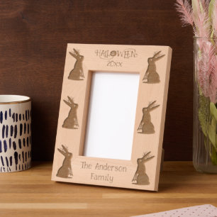 Halloween Jackalope Trick or Treat Custom Etched Frames