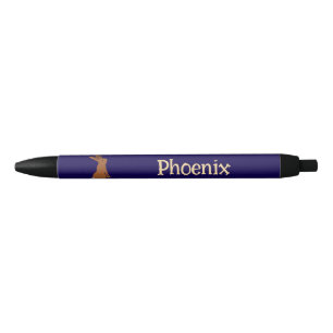 Halloween Jackalope Trick or Treat Custom Name Black Ink Pen