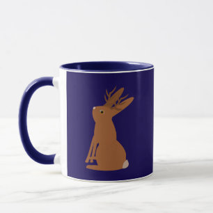 Halloween Jackalope Trick or Treat Mug