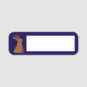 Halloween Jackalope Trick or Treat Name Tag