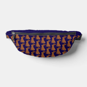 Halloween Jackalope Trick or Treat Patterned Bum Bags