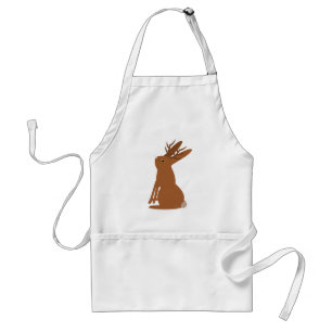 Halloween Jackalope Trick or Treat Standard Apron