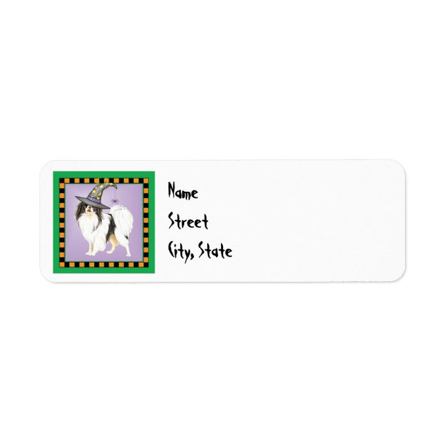 Halloween Japanese Chin Label (Front)