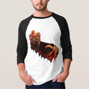Halloween Jersey Shirt Horror Gory Zombie Shirt