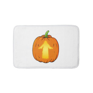 Halloween Jesus Design with Jesus Pumpkin Bath Mat