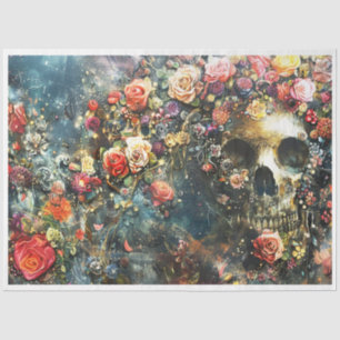 Halloween Jewelled Skeleton Tissue Paper