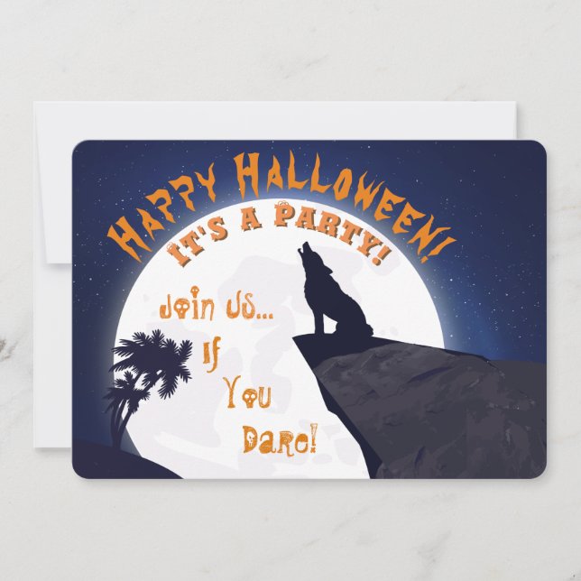 Halloween - Join Us If You Dare Invitation (Front)