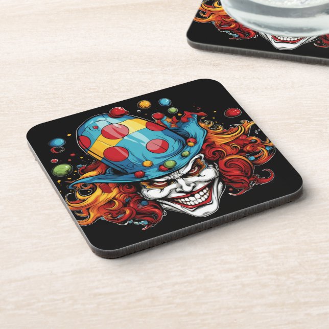 Halloween/Joker Beverage Coaster (Left Side)