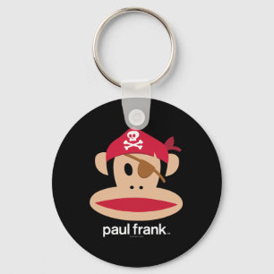 Halloween Julius Pirate Monkey Logo  Key Ring