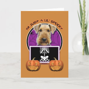 Halloween - Just a Lil Spooky - Airedale Card