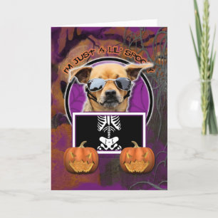 Halloween - Just a Lil Spooky - Chihuahua Card