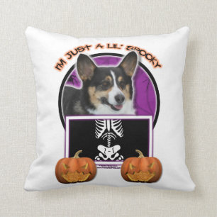 Halloween - Just a Lil Spooky - Corgi Cushion