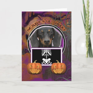 Halloween - Just a Lil Spooky - Doxie - Winston Card