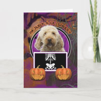 Halloween - Just a Lil Spooky - GoldenDoodle