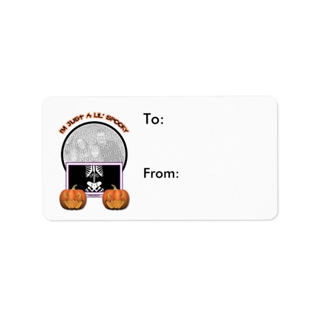 Halloween - Just a Lil Spooky Label (Front)