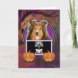 Halloween - Just a Lil Spooky - Sheltie Card