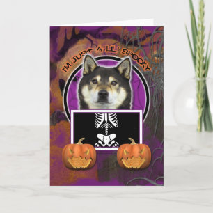 Halloween - Just a Lil Spooky - Shiba Inu - Yasha Card