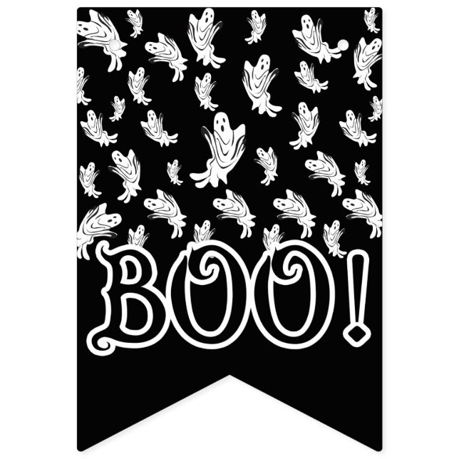 Halloween - Just Ghostly 'Happy Haunting" Bunting (First Flag)