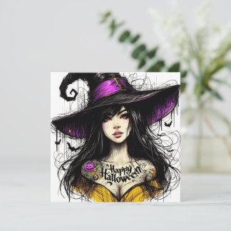 Halloween Just Got Witchier with 'Happy Halloween' Holiday Card
