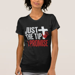 Halloween Just The Tip Bloody Cross T-Shirt