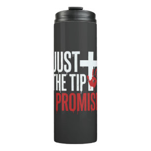 Halloween Just The Tip Bloody Cross Thermal Tumbler